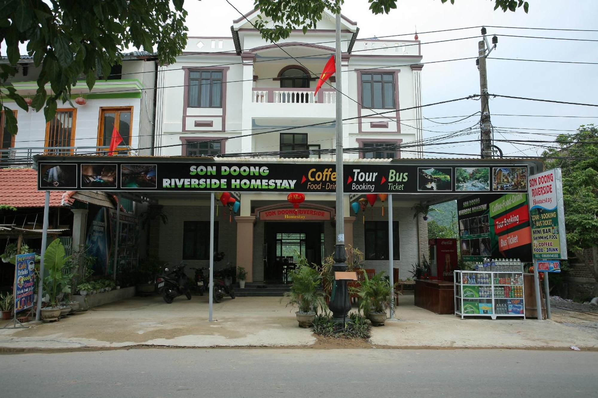 Son Doong Riverside Hotel Phong Nha Exterior foto